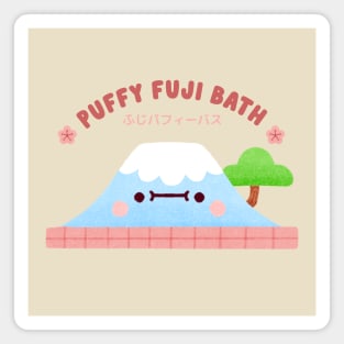 Puffy Fuji Bath Magnet